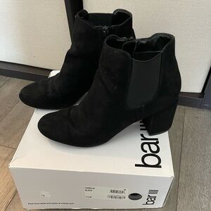 Black Chunky Heeled Boots